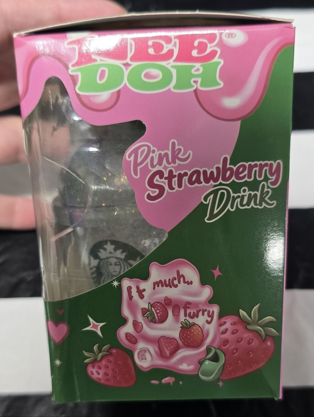 NeeDoh Starbucks Glitter Drink Cup Squishy - Picture 3 of 5